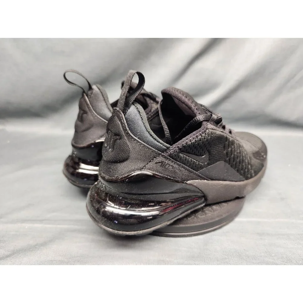 Nike Boys Air Max 270 (GS) Sneakers Mesh Triple Black Size 4Y NEW IN BOX! - Picture 8 of 12